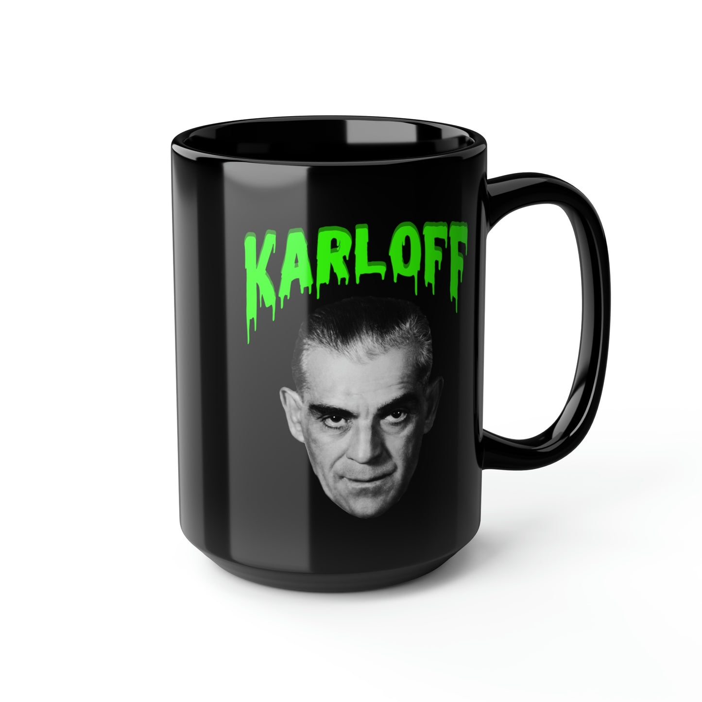 KARLOFF Black Mug, 15oz