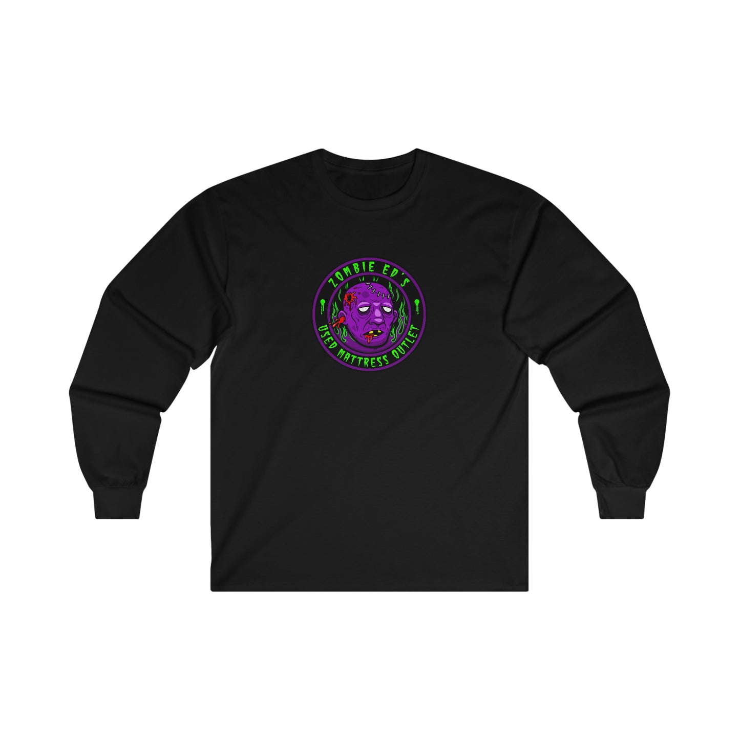 ZOMBIE ED'S - USED MATTRESS OUTLET Ultra Cotton Long Sleeve Tee