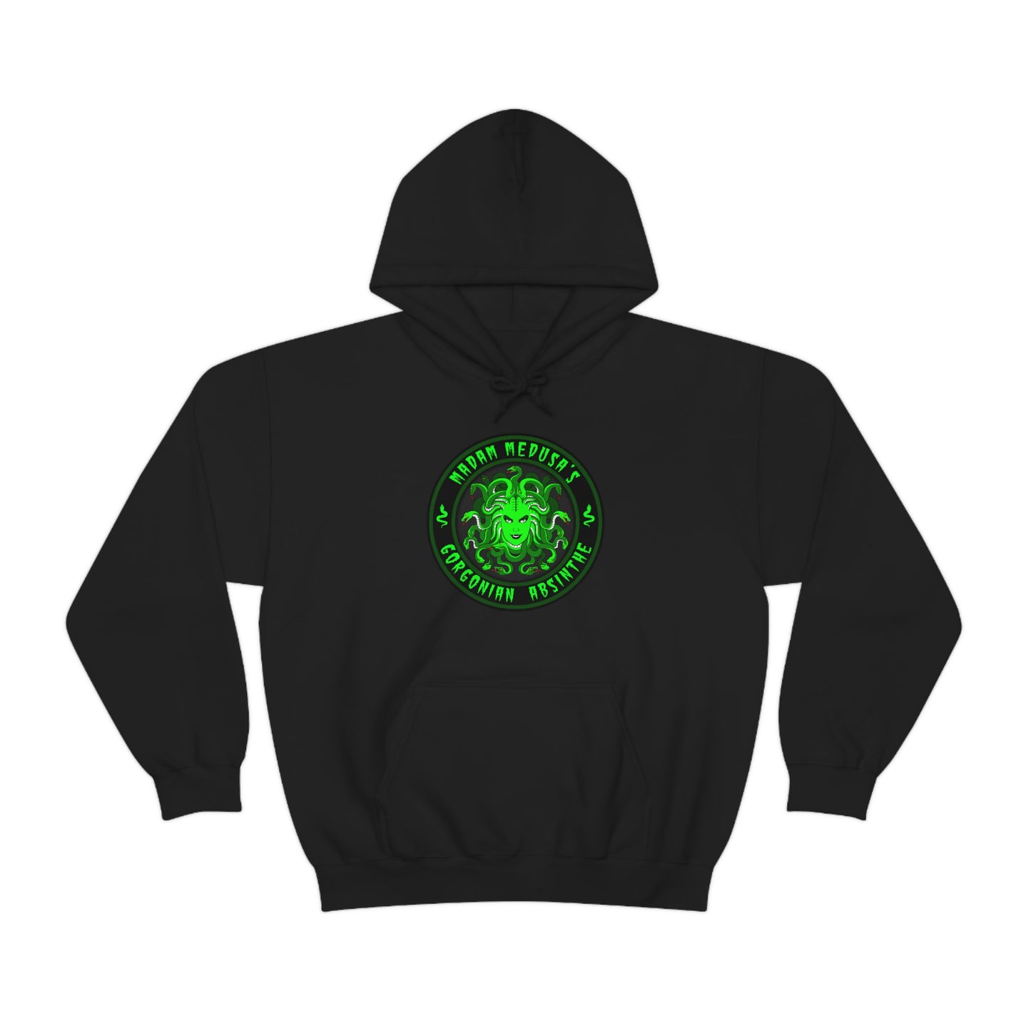 MADAM MEDUSA - GORGONIAN ABSINTHE Unisex Heavy Blend™ Hooded Sweatshirt