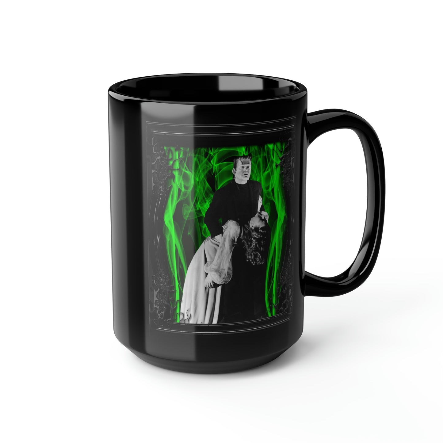 GHOST OF FRANKENSTEIN 1, THE (1942) Black Mug, 15oz
