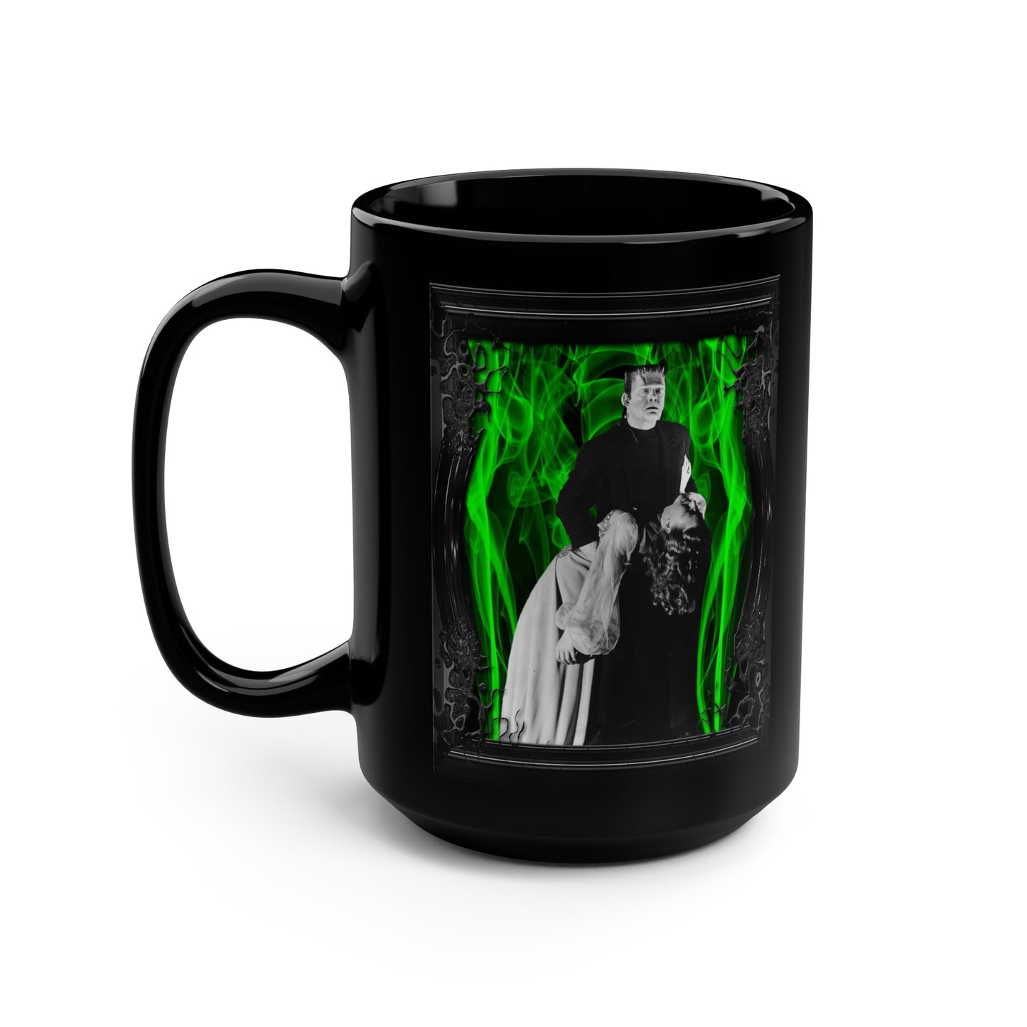 GHOST OF FRANKENSTEIN 1, THE (1942) Black Mug, 15oz
