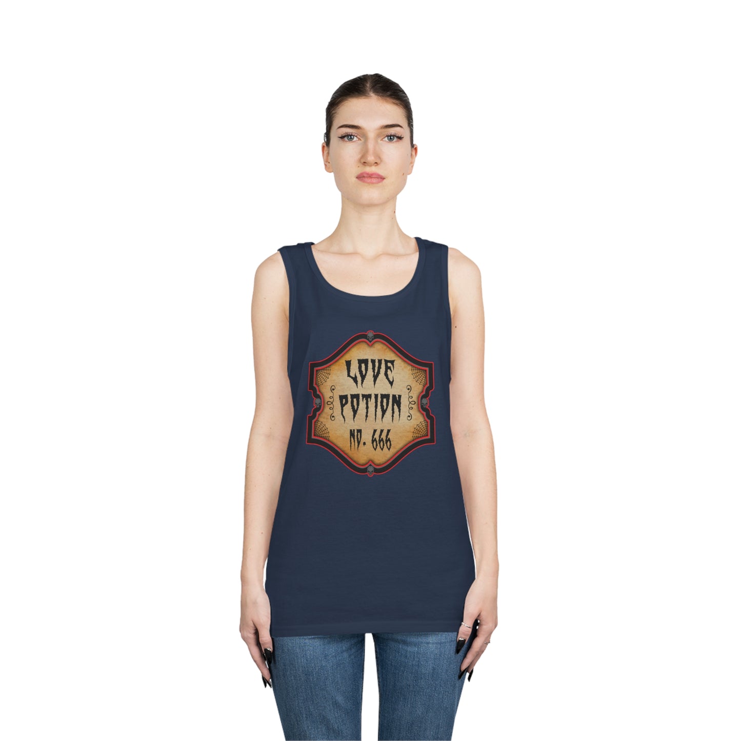 WITCHERY POTIONS 7 (LOVE POTION NO. 666) Unisex Heavy Cotton Tank Top