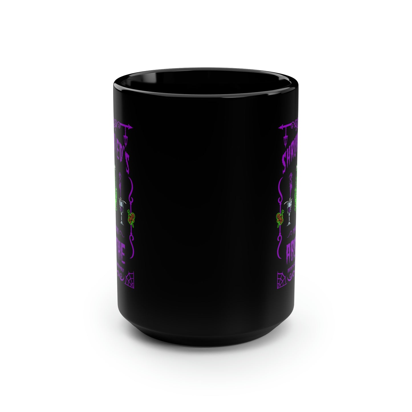 ABSINTHE MONSTERS (SHRUNKEN ED) Black Mug, 15oz
