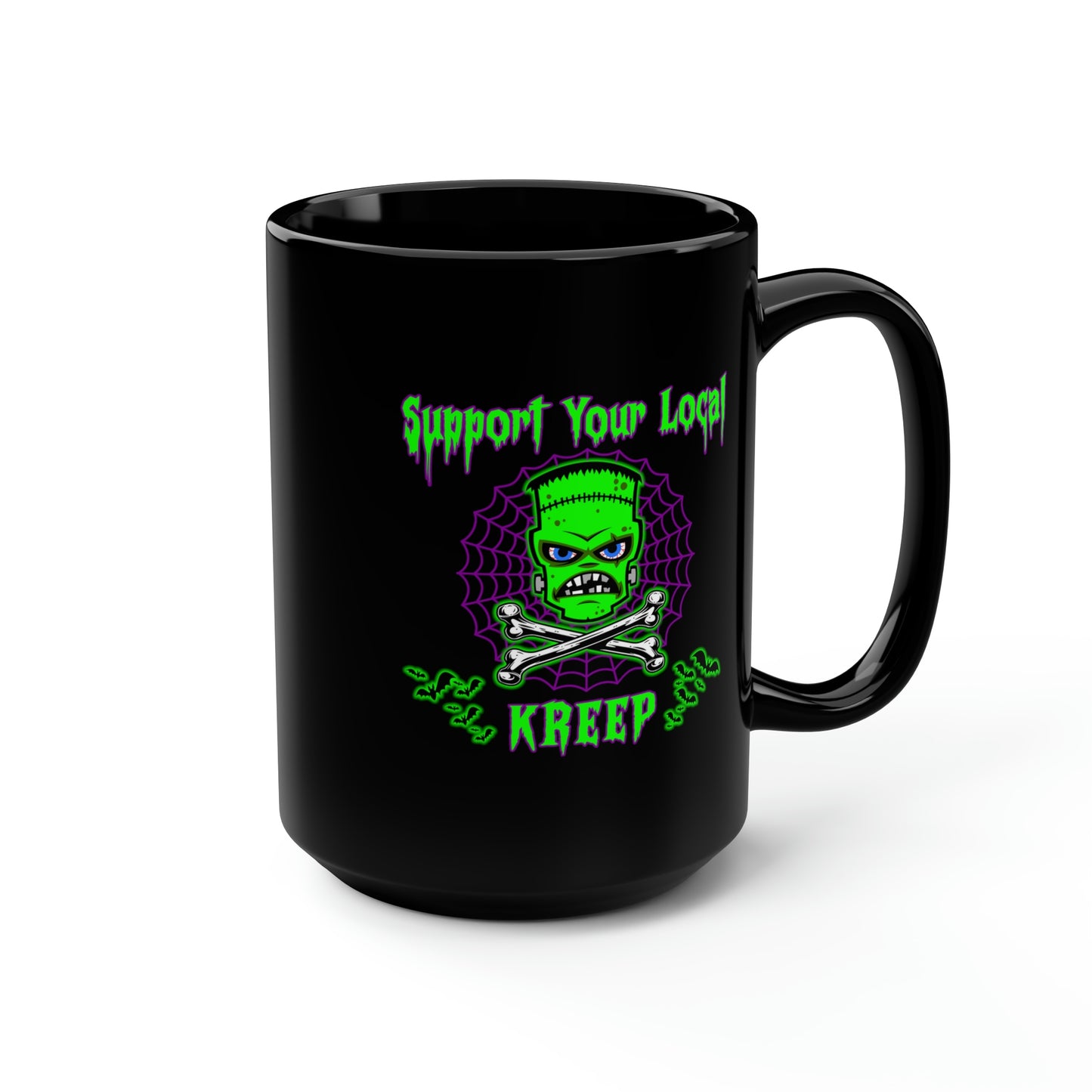 KREEP Black Mug, 15oz