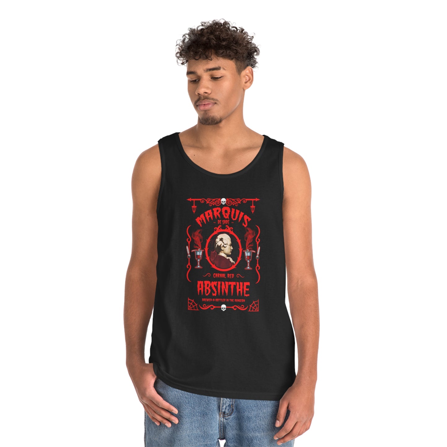 ABSINTHE MONSTERS (MARQUIS DE SADE) Unisex Heavy Cotton Tank Top