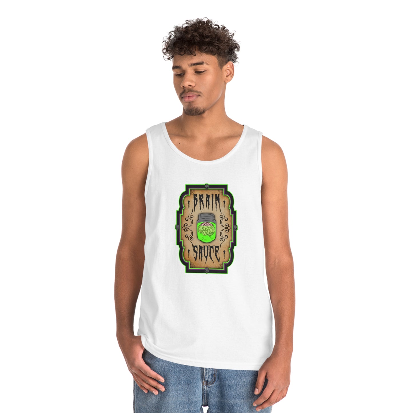 WITCHERY POTIONS 5 (BRAIN SAUCE) Unisex Heavy Cotton Tank Top