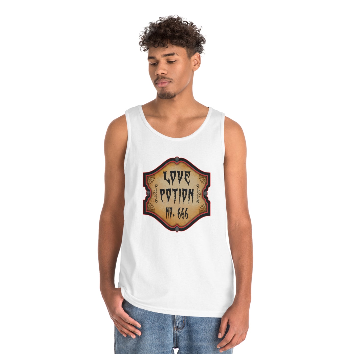 WITCHERY POTIONS 7 (LOVE POTION NO. 666) Unisex Heavy Cotton Tank Top