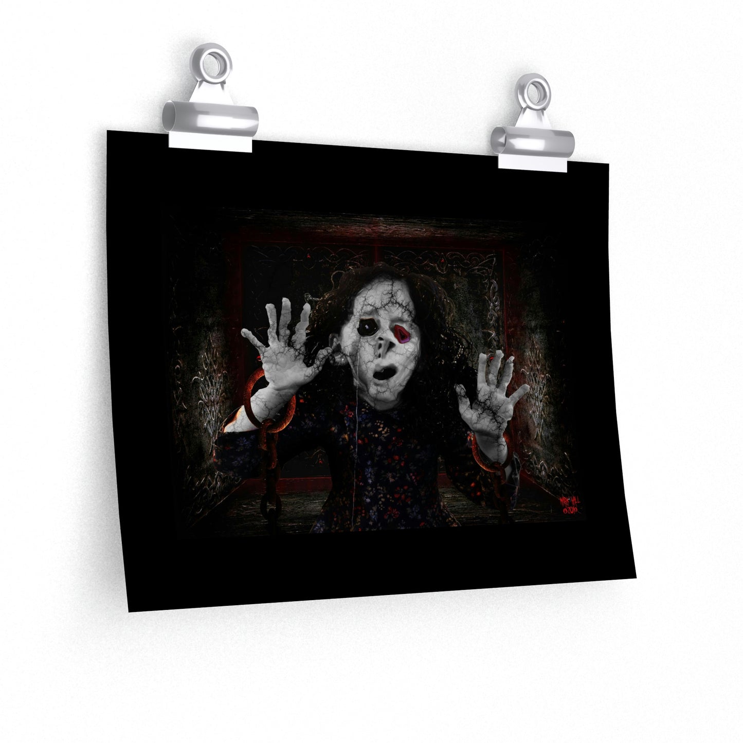 PSYCHOPATHY RED Premium Matte horizontal posters