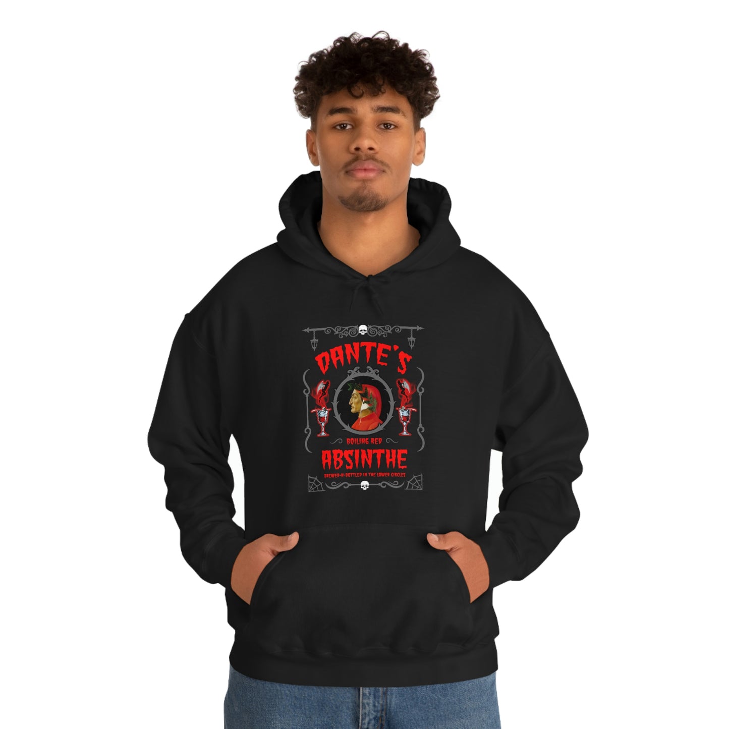 ABSINTHE MONSTERS (DANTE) Unisex Heavy Blend™ Hooded Sweatshirt