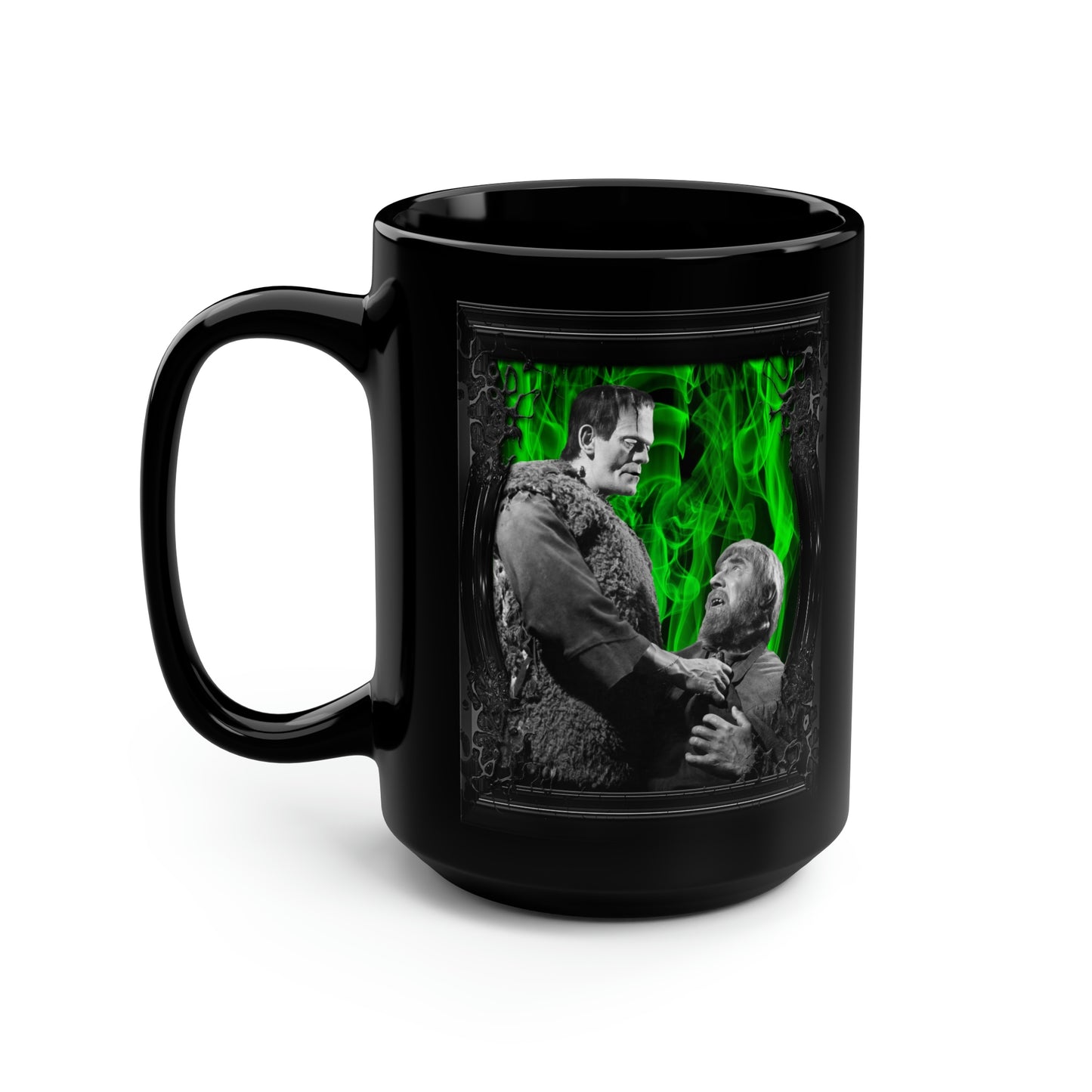SON OF FRANKENSTEIN 1 (1939) Black Mug, 15oz