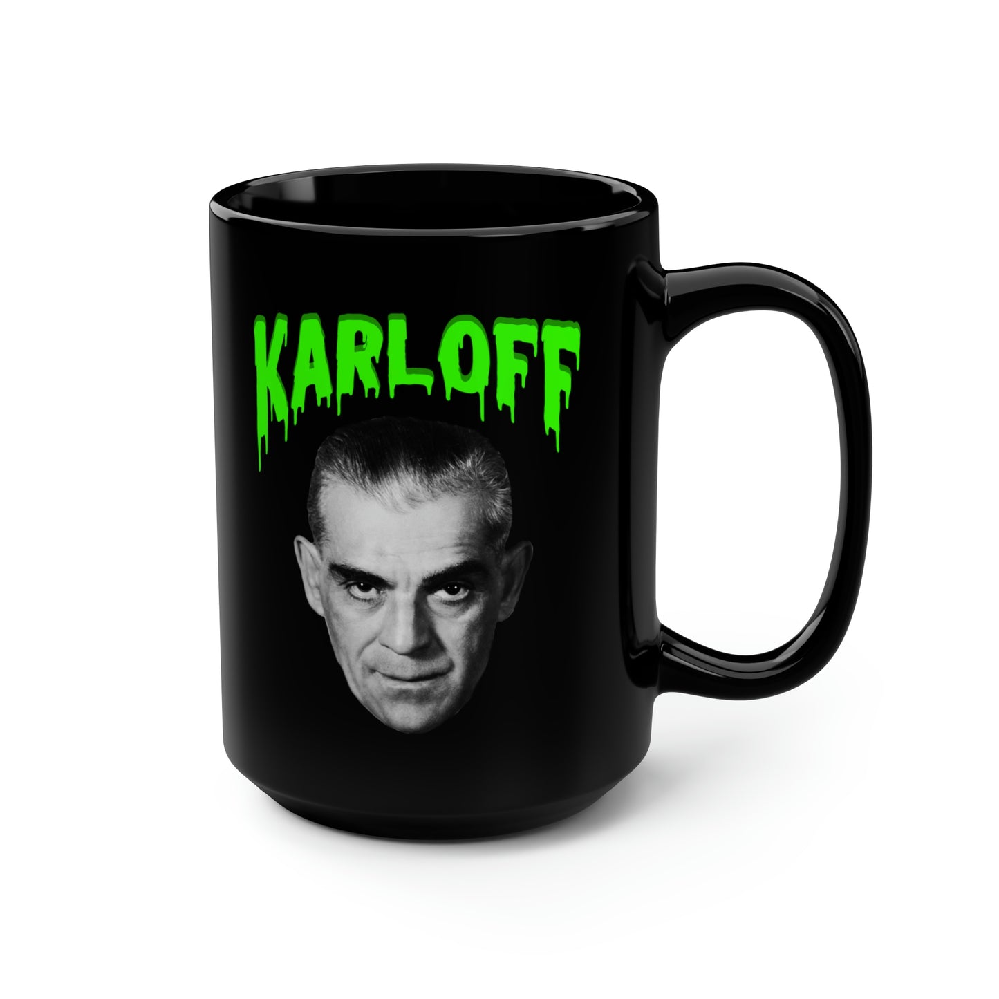 KARLOFF Black Mug, 15oz