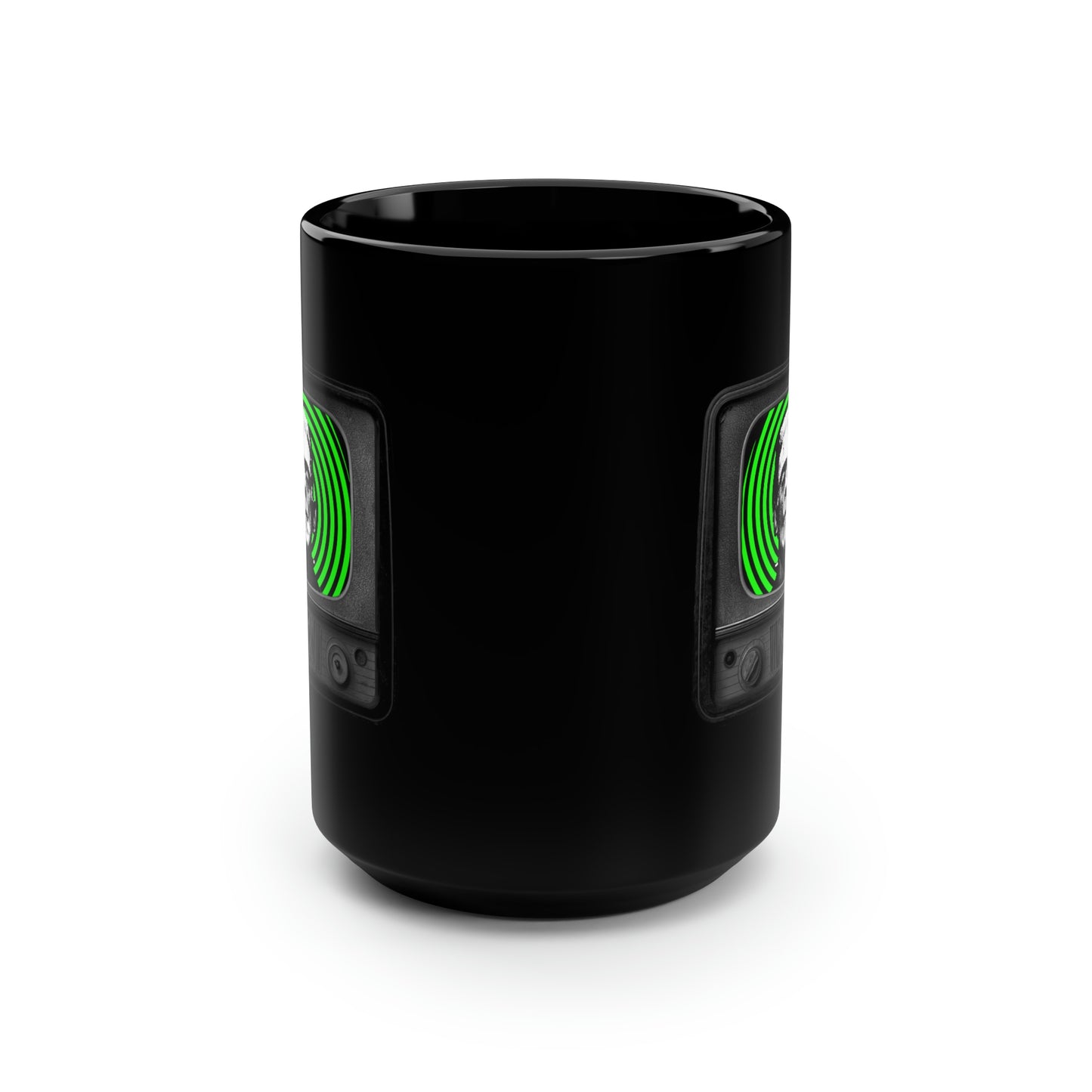 FRANKIE TV 1 Black Mug, 15oz
