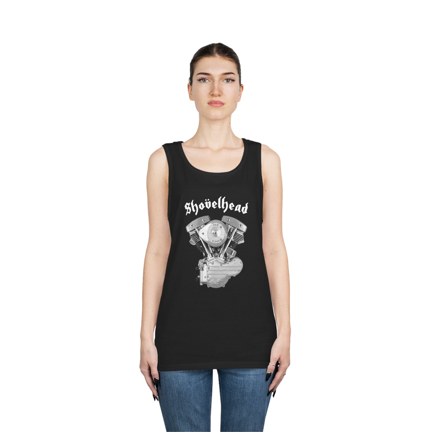 SHOVELHEAD 2 (GENERATOR) Unisex Heavy Cotton Tank Top