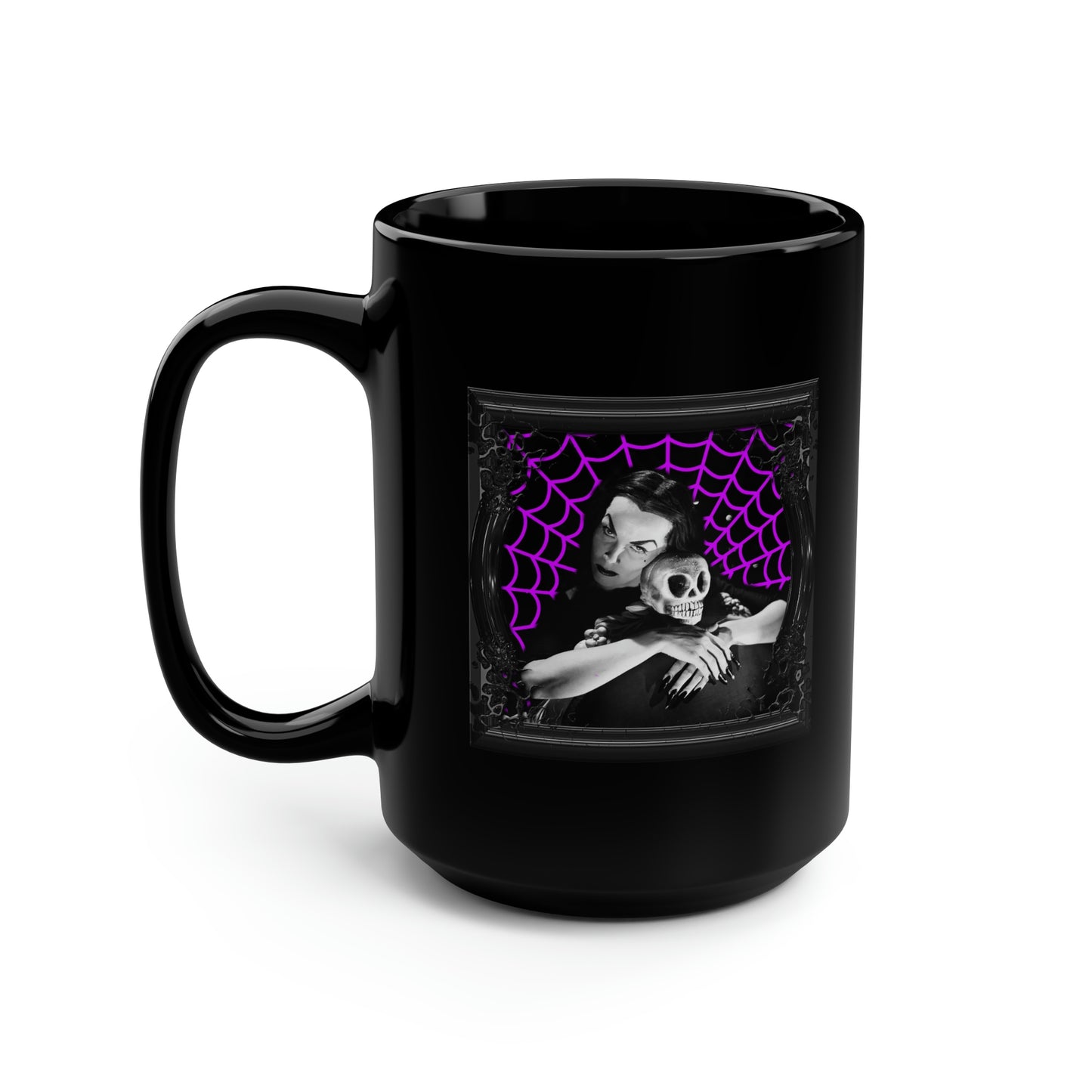 VAMPIRA 17 Black Mug, 15oz