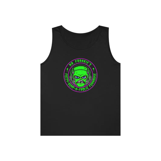 MR FRANKIE - FUZZY-BUMP-N-FROLIC FUNHOUSE  Unisex Heavy Cotton Tank Top