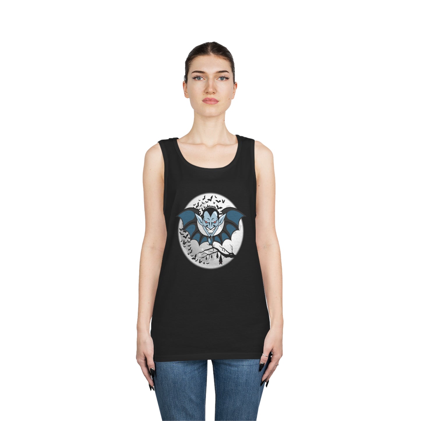 BATMONSTER (Drac)  Unisex Heavy Cotton Tank Top