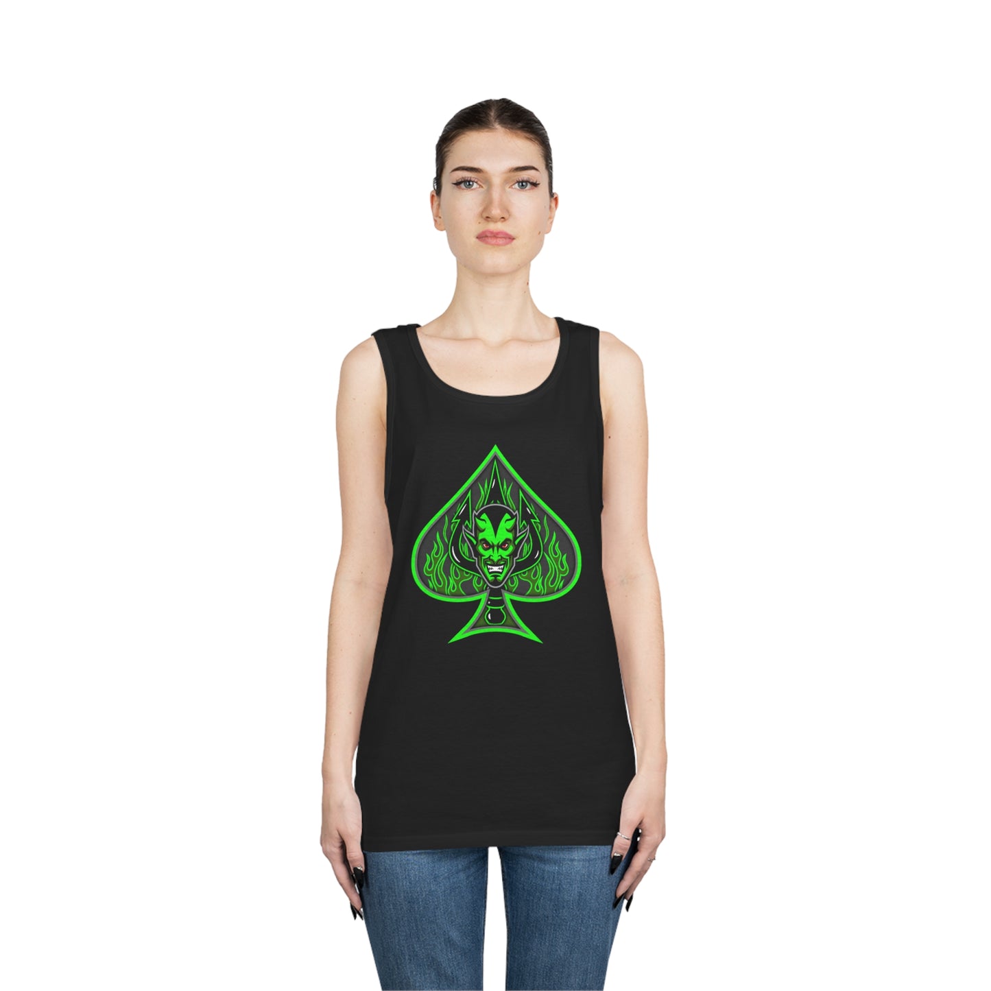 SPADE 1 (G)  Unisex Heavy Cotton Tank Top