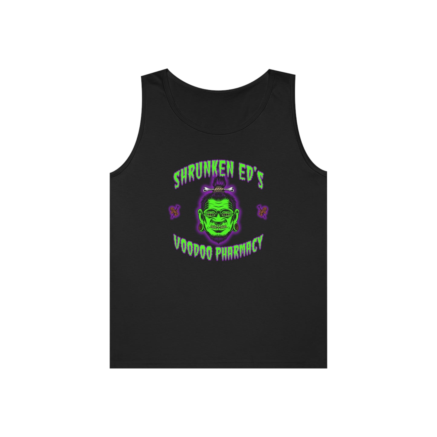 SHRUNKEN ED'S VOODOO PHARMACY  Unisex Heavy Cotton Tank Top