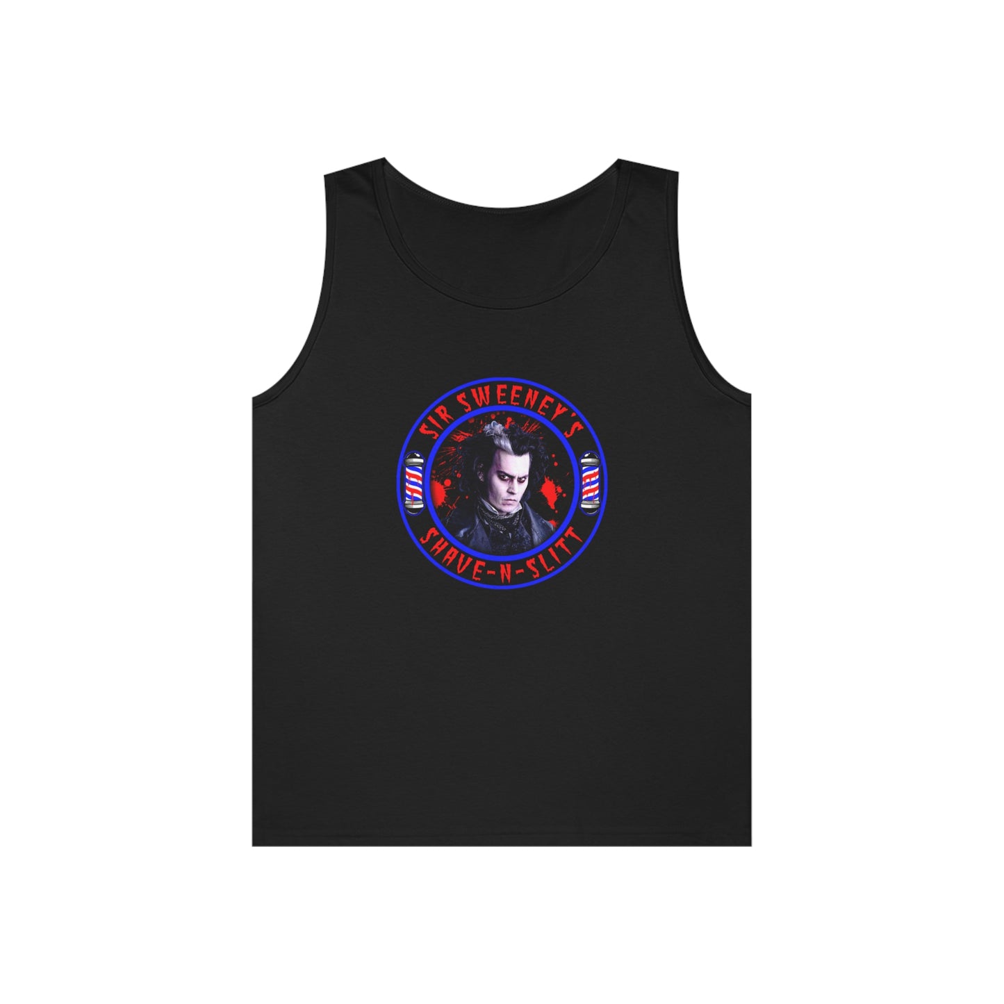 SIR SWEENEY - SHAVE N SLITT  Unisex Heavy Cotton Tank Top