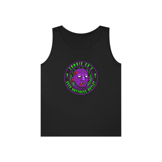 ZOMBIE ED'S - USED MATTRESS OUTLET Unisex Heavy Cotton Tank Top