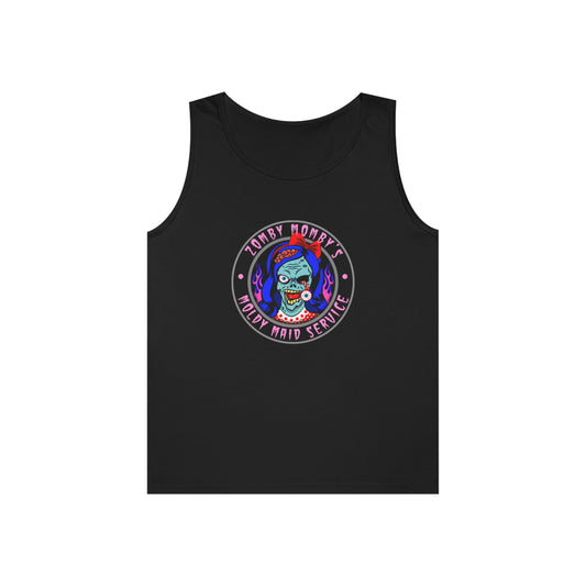 ZOMBY MOMBY - MOLDY MAID SERVICE Unisex Heavy Cotton Tank Top