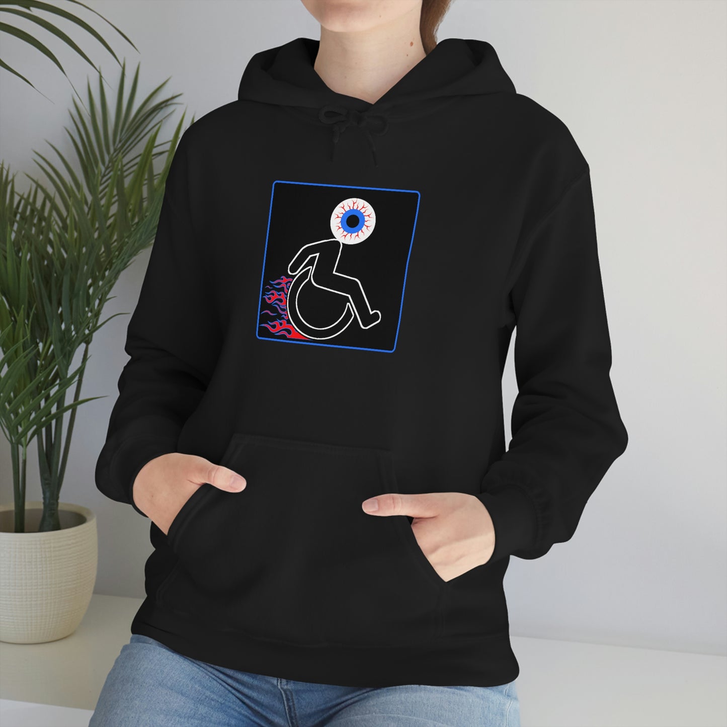 WHEELCHARIOT 12 (Eyeball) Unisex Heavy Blend™ Hooded Sweatshirt