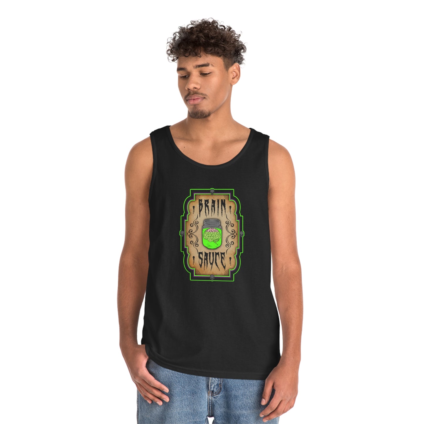 WITCHERY POTIONS 5 (BRAIN SAUCE)  Unisex Heavy Cotton Tank Top