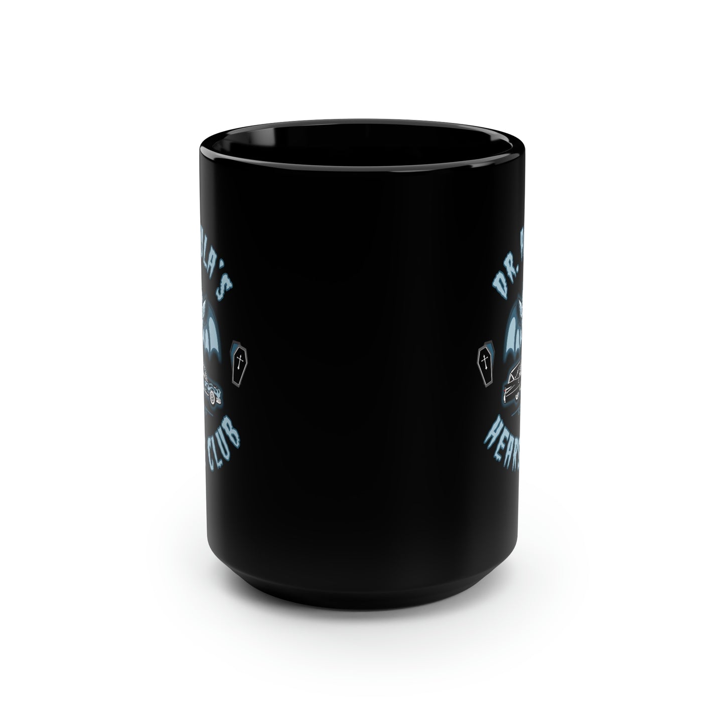 DR. ACULA'S - HEARSE CLUB 1 Black Mug, 15oz