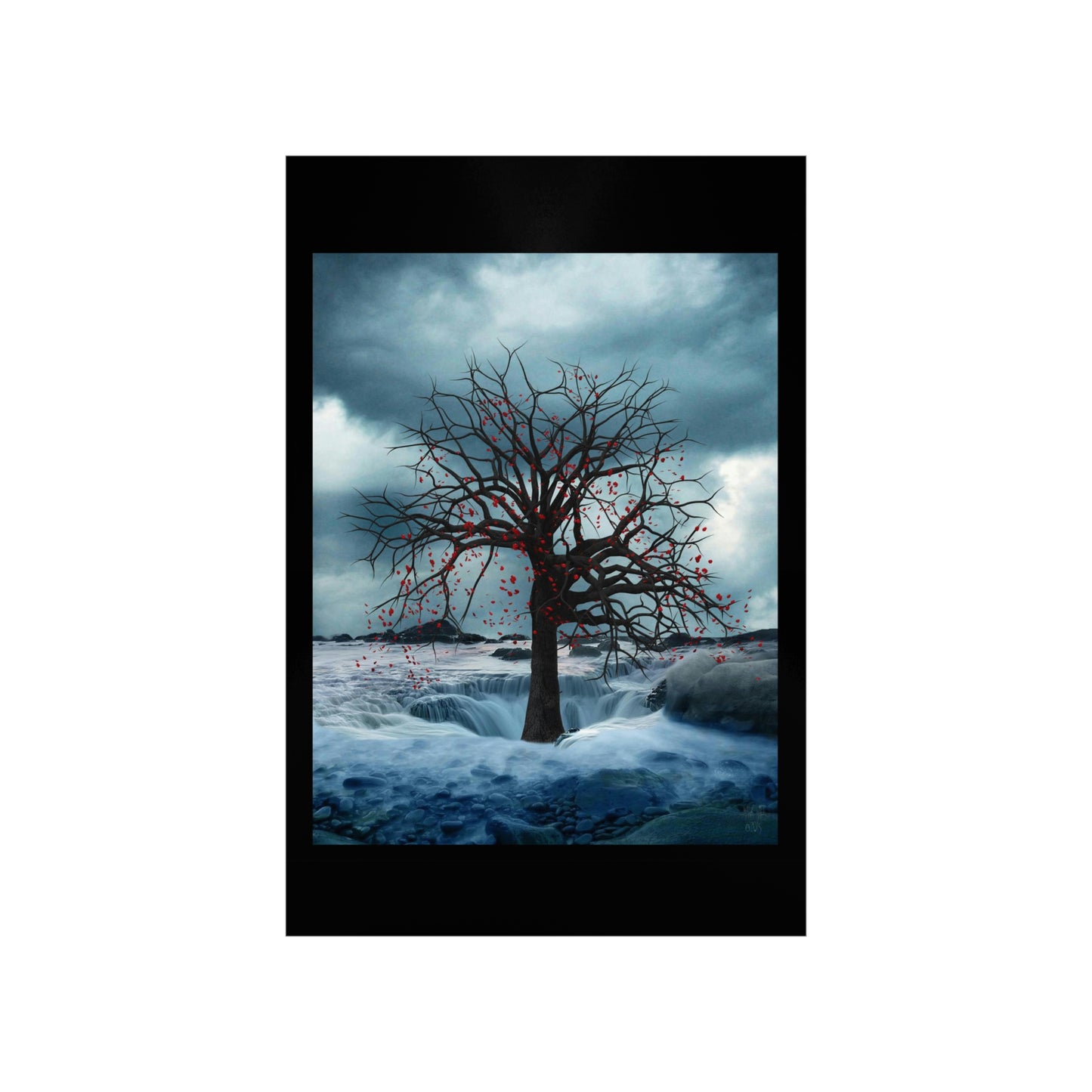 TREE OF LIFE (RED) Premium Matte Vertical Posters