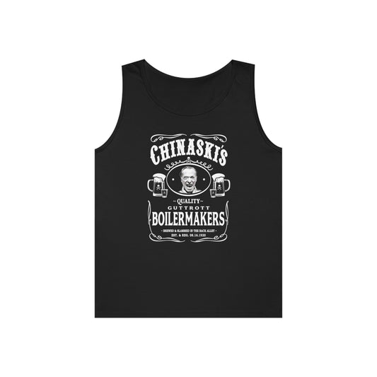 CHINASKIS (BOILERMAKERS) Unisex Heavy Cotton Tank Top