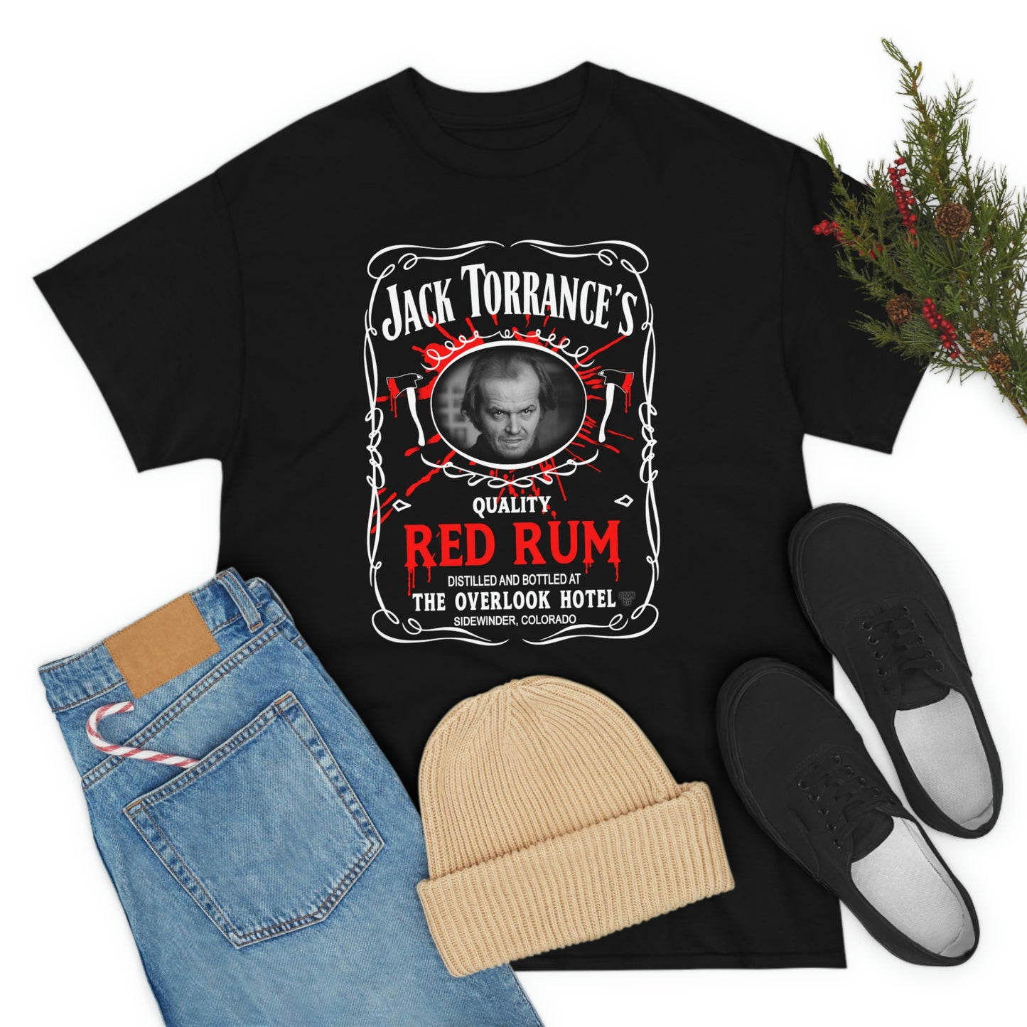 JACK TORRANCE'S - RED RUM Unisex Heavy Cotton Tee