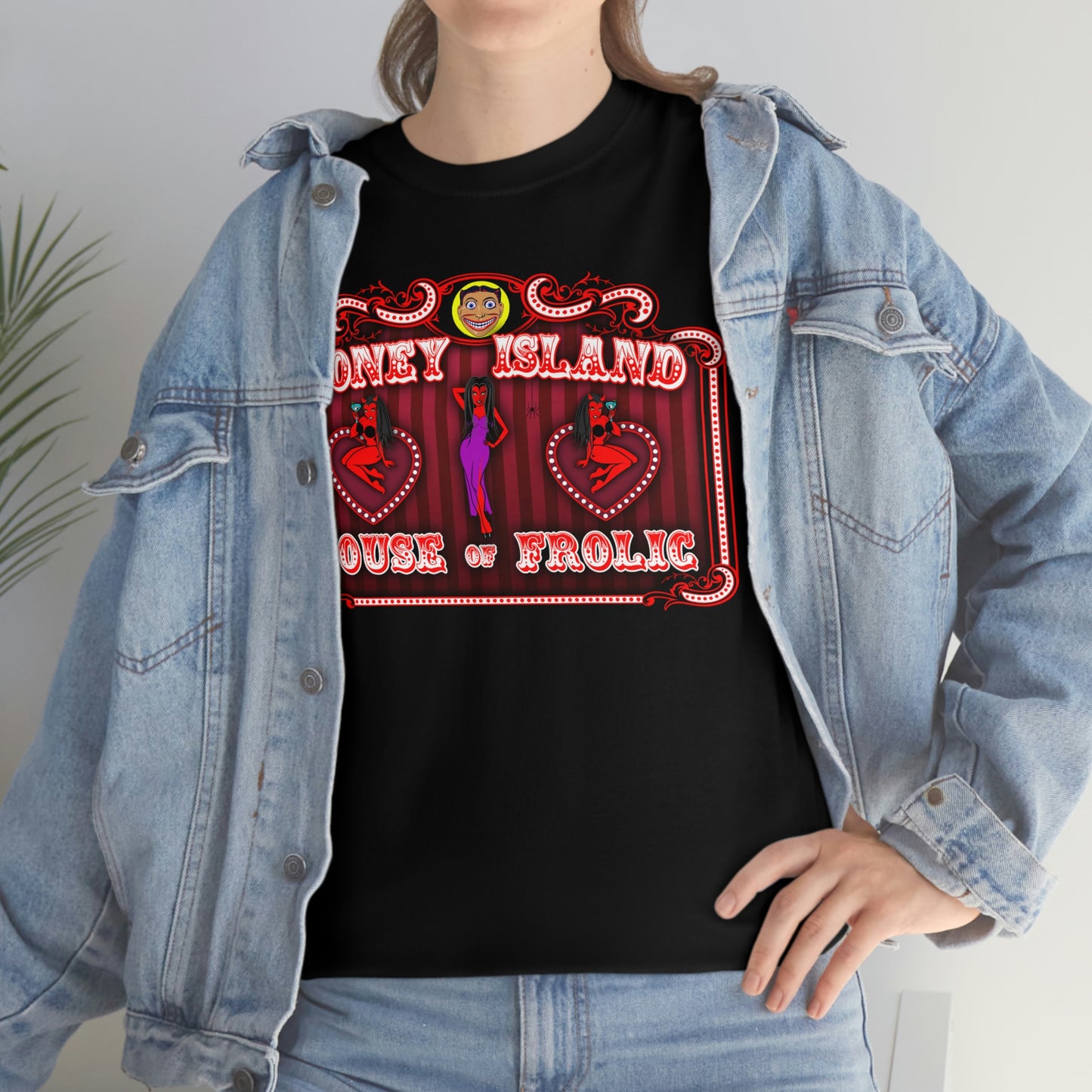 CONEY ISLAND 2 (HOUSE OF FROLIC) Unisex Heavy Cotton Tee