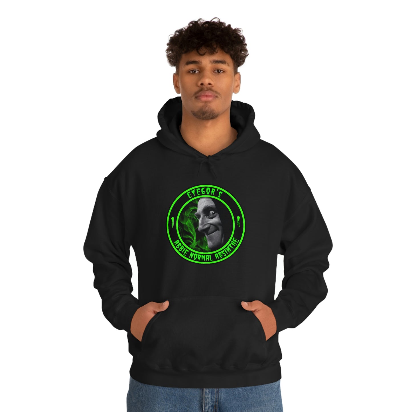 EYEGOR - ABBIE NORMAL ABSINTHE Unisex Heavy Blend™ Hooded Sweatshirt