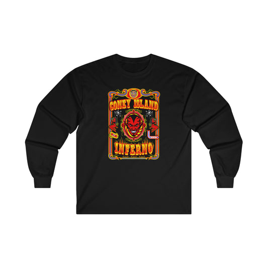 CONEY ISLAND 1 (INFERNO) Ultra Cotton Long Sleeve Tee