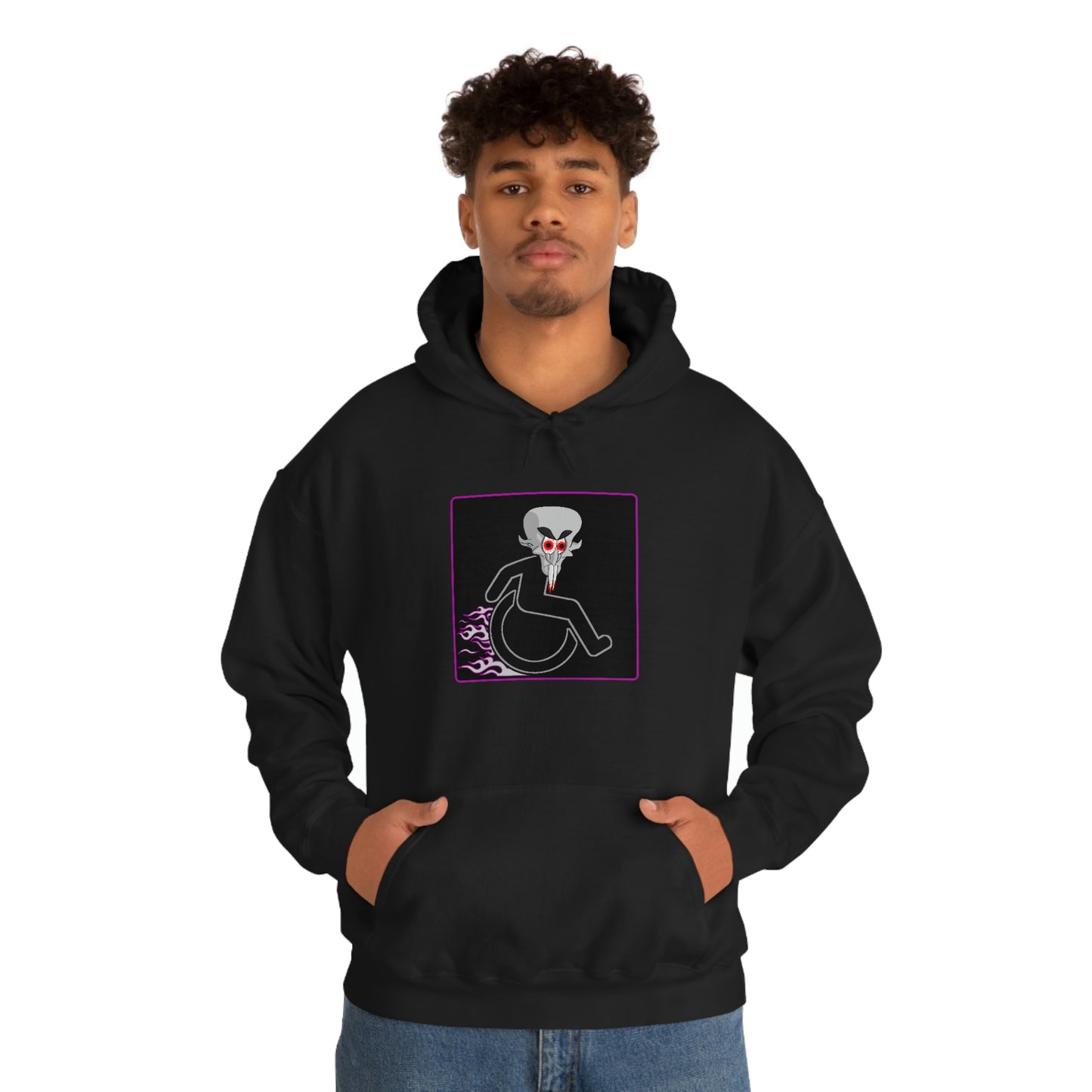 WHEELCHARIOT 9 (Nosferatu) 1 Unisex Heavy Blend™ Hooded Sweatshirt