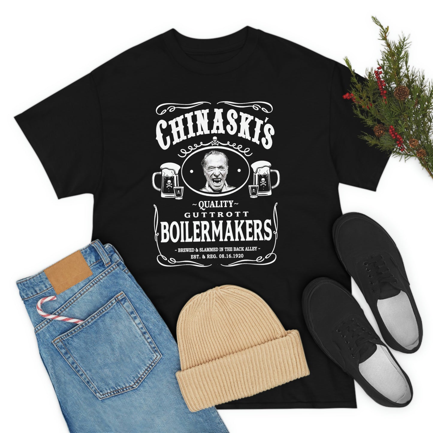 CHINASKIS (BOILERMAKERS) Unisex Heavy Cotton Tee