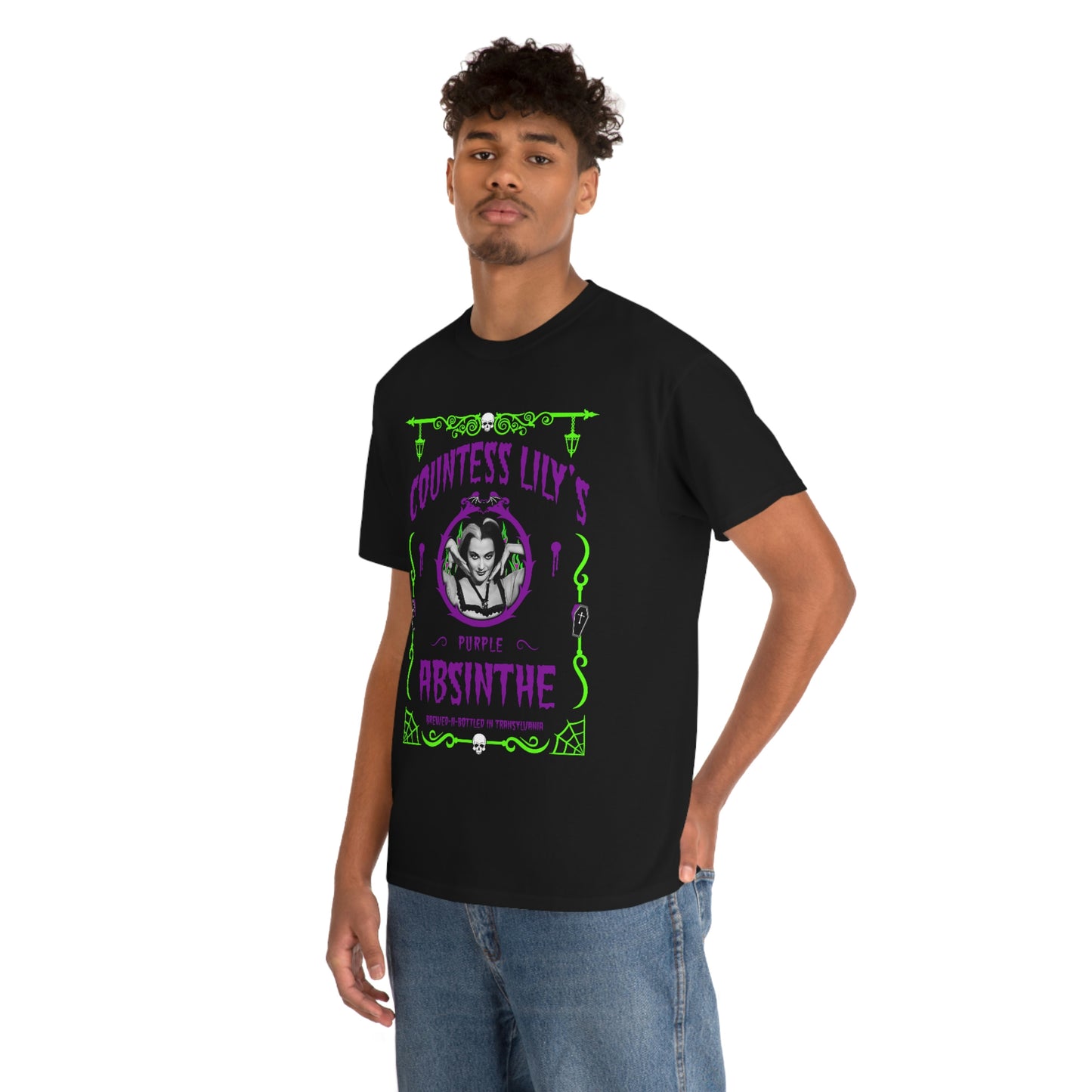 ABSINTHE MONSTERS 3 (COUNTESS LILY) Unisex Heavy Cotton Tee