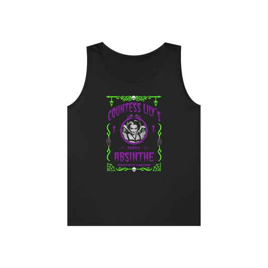 ABSINTHE MONSTERS 3 (COUNTESS LILY) Unisex Heavy Cotton Tank Top