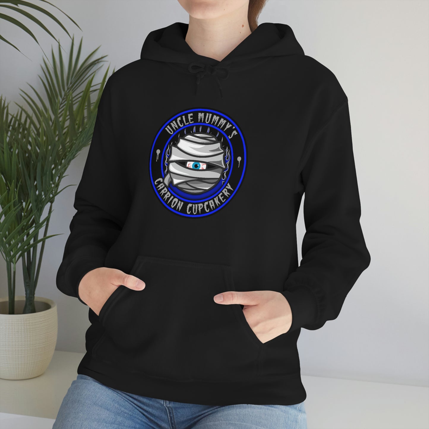 UNCLE MUMMY - CARRION CUPCAKERY Unisex Heavy Blend™ Hooded Sweatshirt