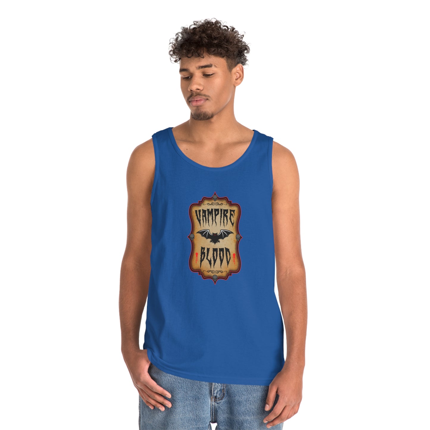 WITCHERY POTIONS 9 (VAMPIRE BLOOD)  Unisex Heavy Cotton Tank Top