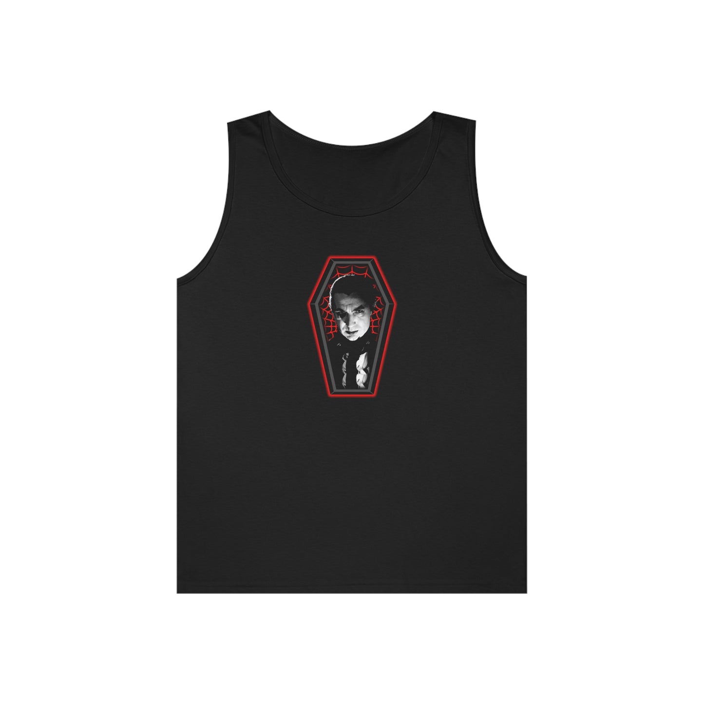 COFFIN MUGSHOT 3 (DRAC) Unisex Heavy Cotton Tank Top