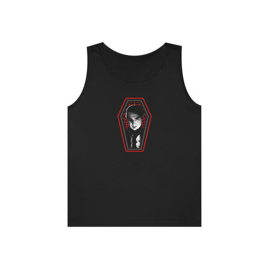 COFFIN MUGSHOT 3 (DRAC) Unisex Heavy Cotton Tank Top