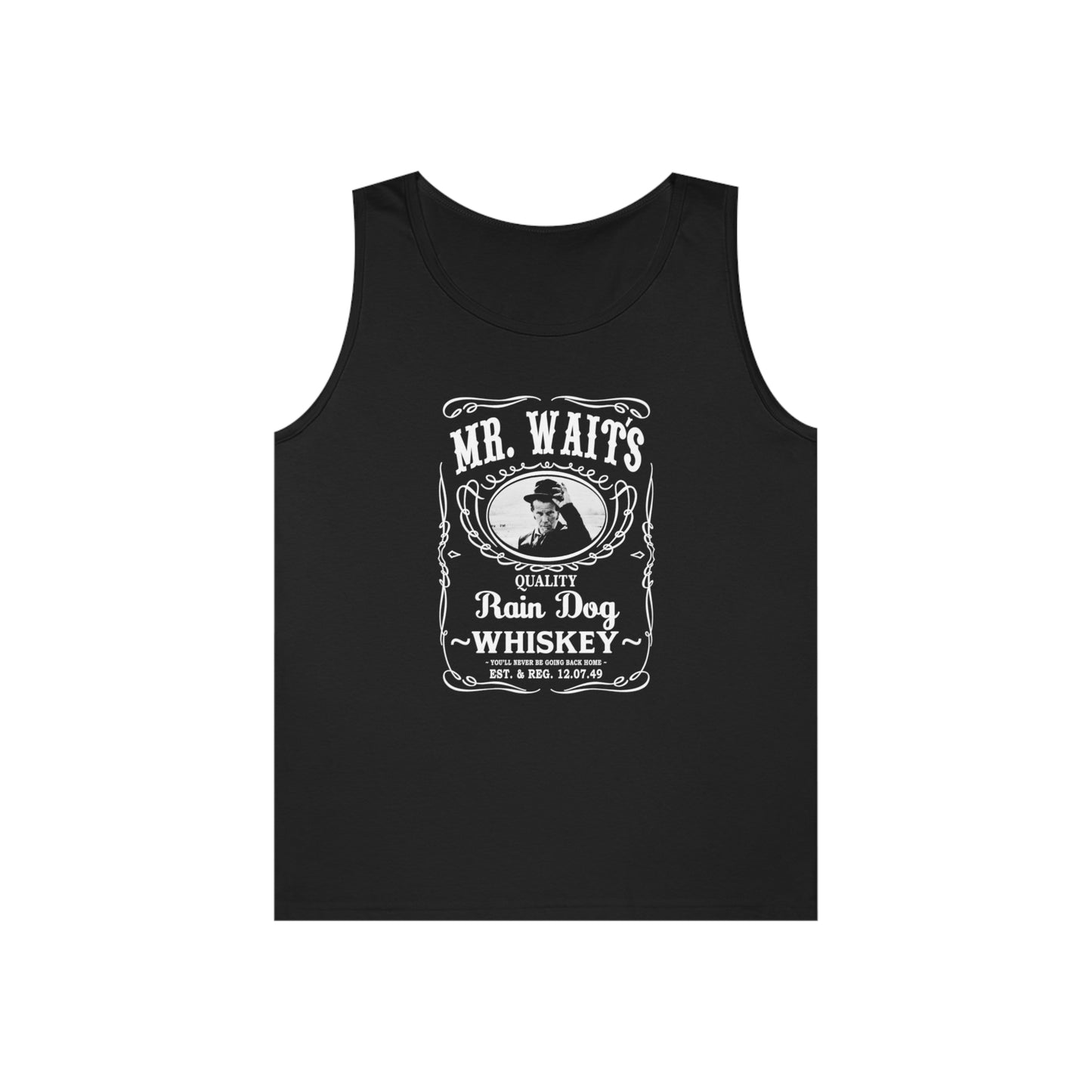 MR WAITS 1 (JD)(RAIN DOG) Unisex Heavy Cotton Tank Top