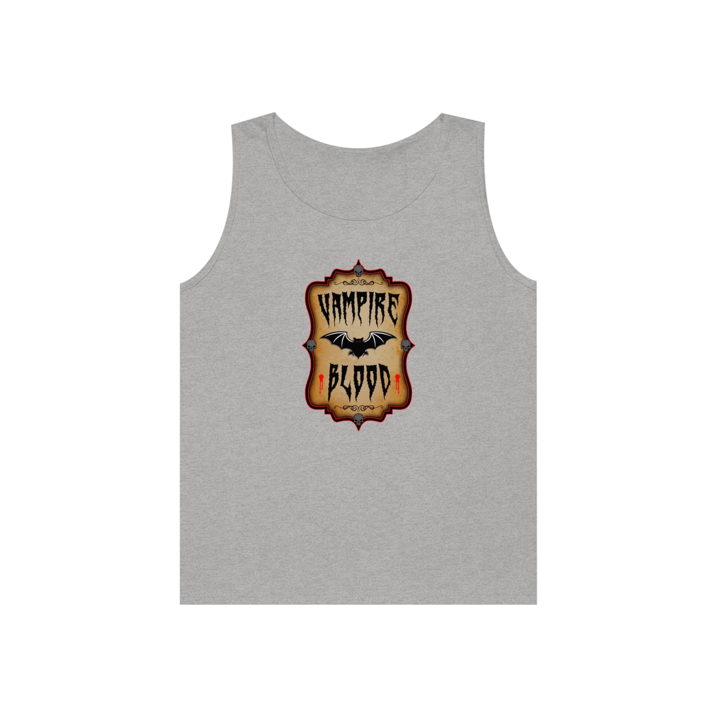 WITCHERY POTIONS 9 (VAMPIRE BLOOD)  Unisex Heavy Cotton Tank Top