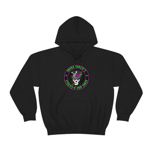 BARON SAMEDI’S STOGIES N RUM SHACK Unisex Heavy Blend™ Hooded Sweatshirt