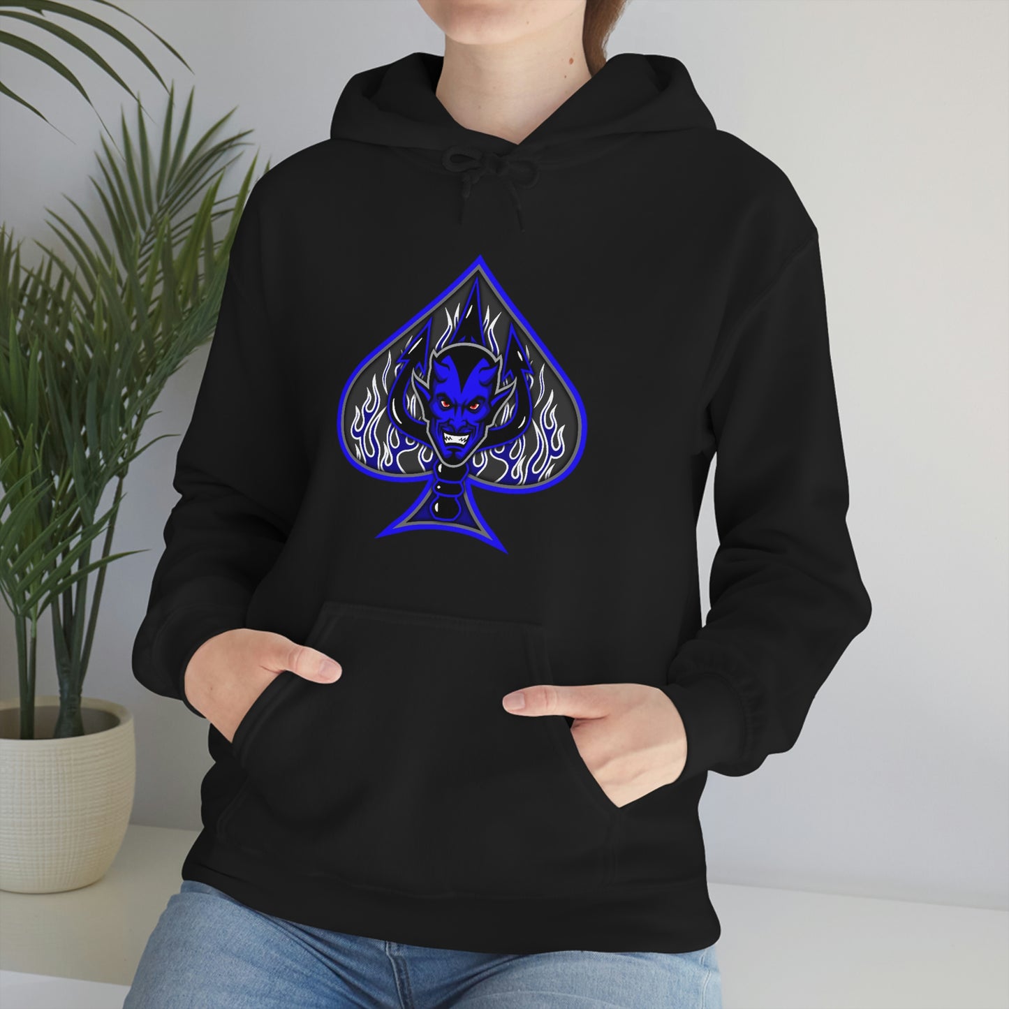 SPADE 1 (B) Unisex Heavy Blend™ Hooded Sweatshirt