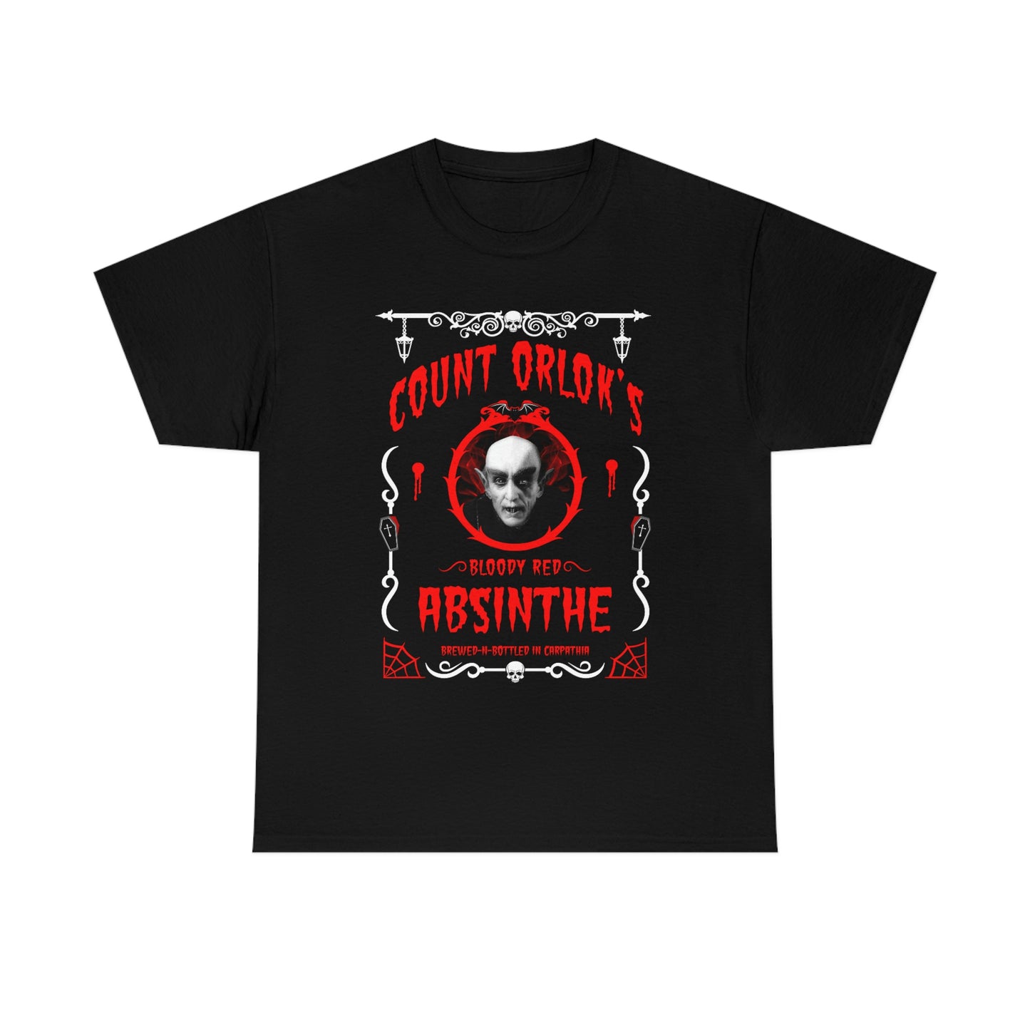 ABSINTHE MONSTERS 2 (COUNT ORLOK) Unisex Heavy Cotton Tee