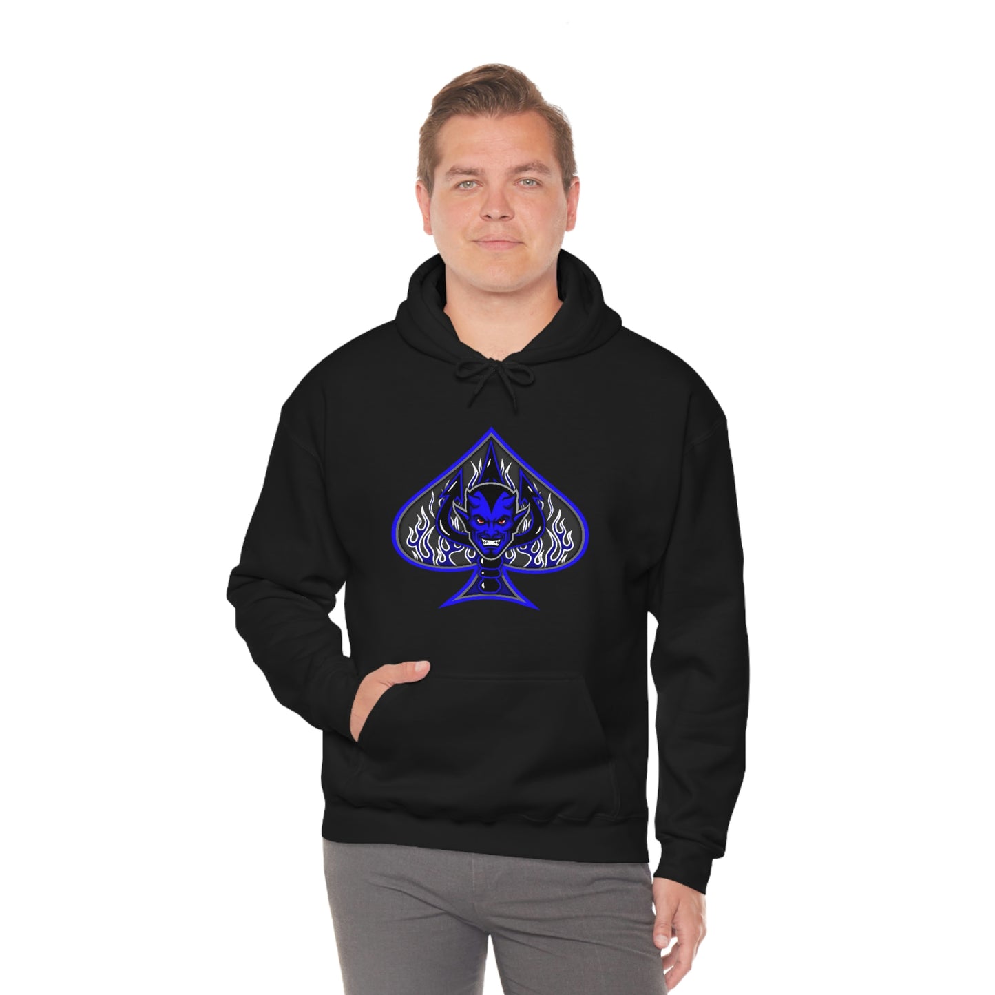 SPADE 1 (B) Unisex Heavy Blend™ Hooded Sweatshirt