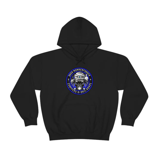 BADD MUMMERFUKKER - CHOPPERS N BAIL BONDS Unisex Heavy Blend™ Hooded Sweatshirt