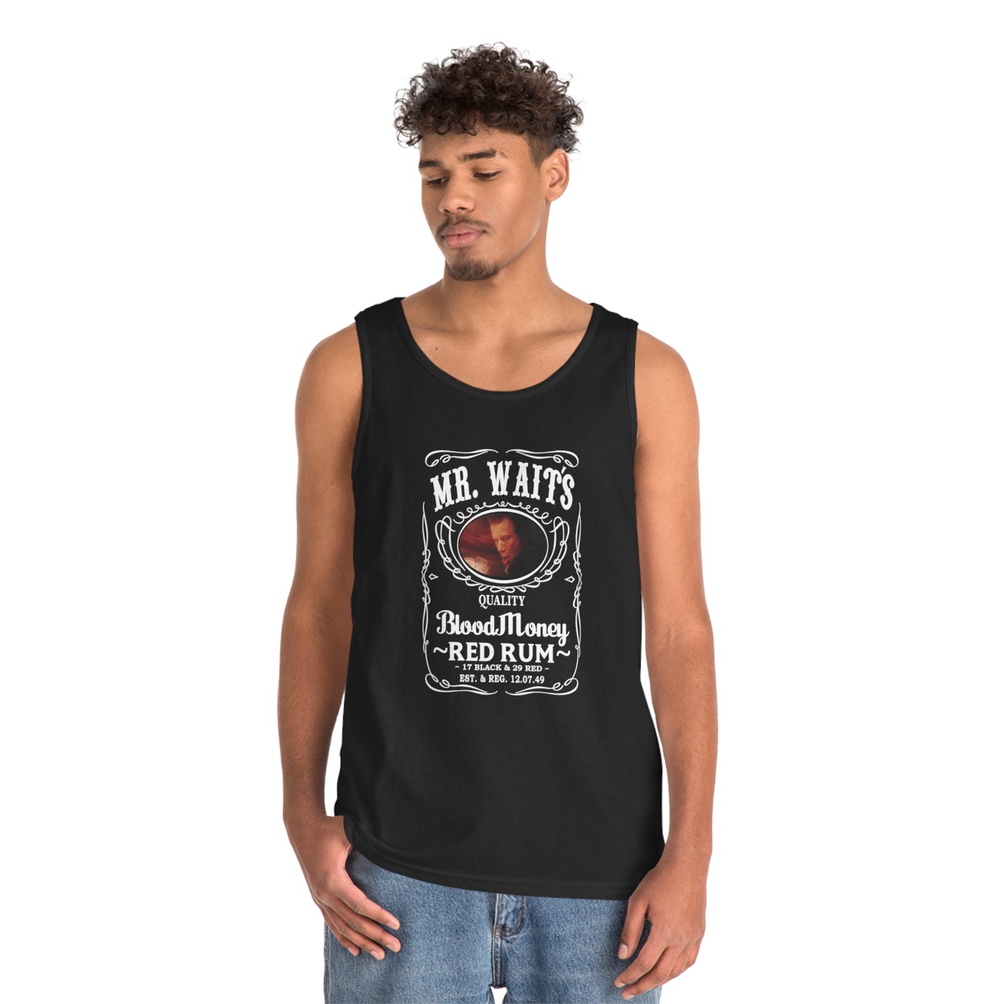 MR WAITS 3 (JD)(BLOOD MONEY) Unisex Heavy Cotton Tank Top